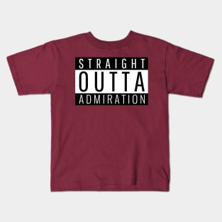 Straight Outta Admiration Kids T-Shirt